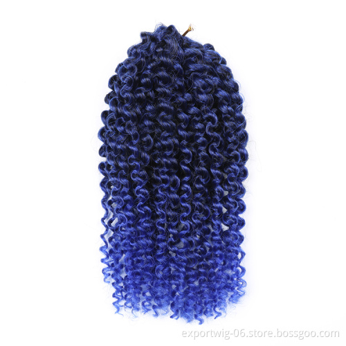 Wholesale Synthetic Twist Braids Hair 8inch 90g Crochet Curly Braid Hair Afro Curls Braiding Hair